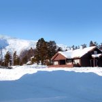 urige norwegische Schneelandschaft